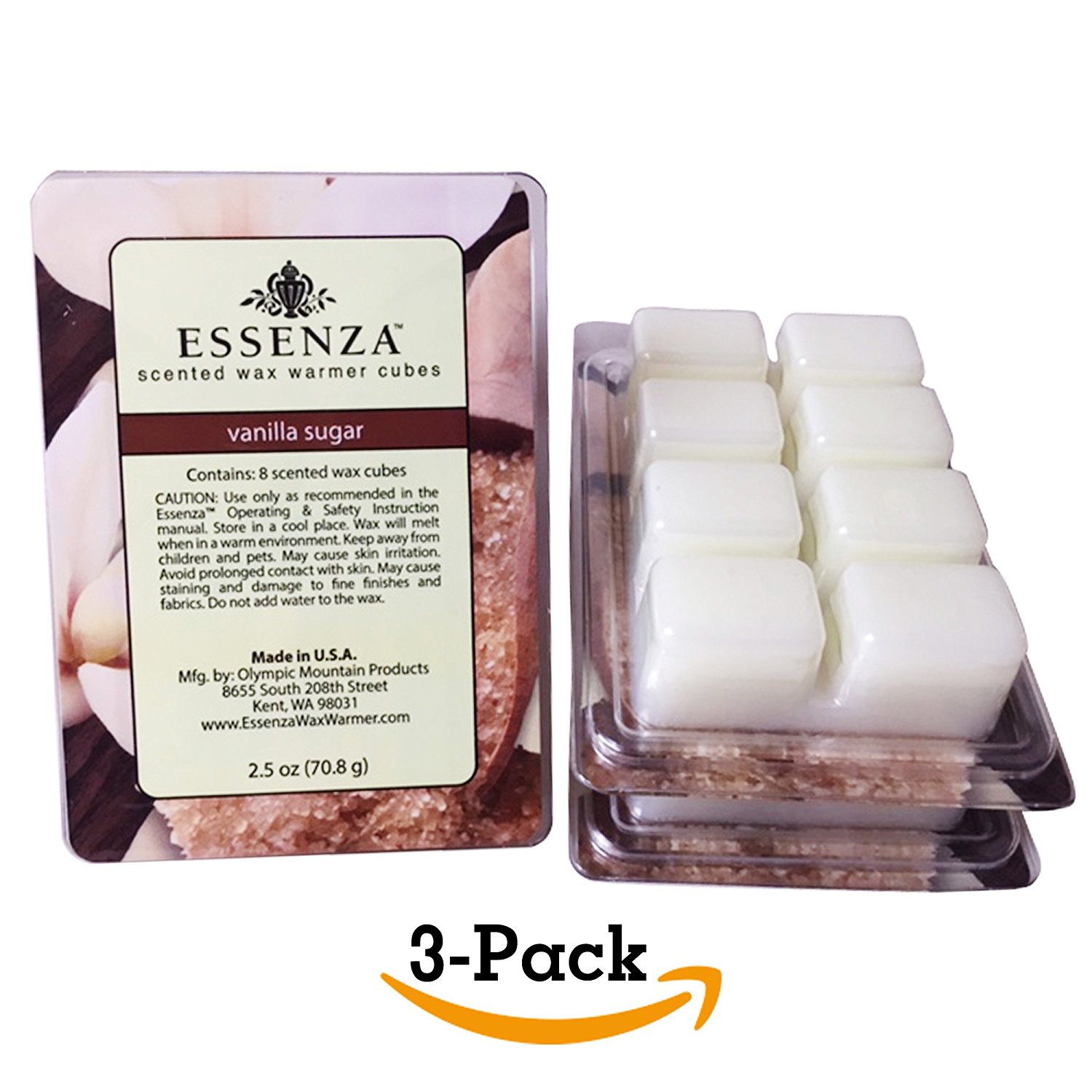 ESSENZA Scented Wax Warmer Cube Melts - 3-Pack - Best Home Products